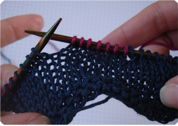 Afterthought - πλέκουμε με δεύτερο νήμα 2