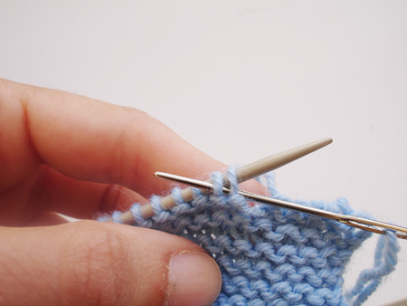 Κλείσιμο με σακοράφα tapestry bindoff