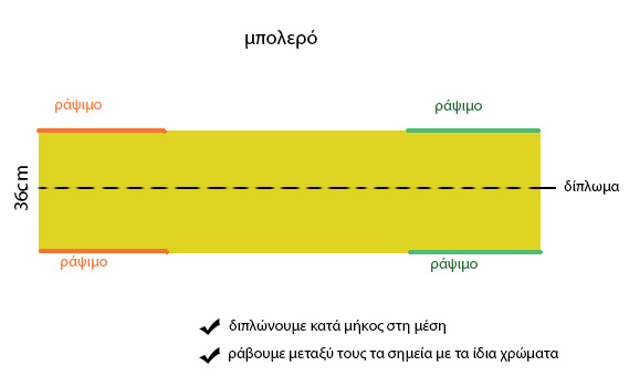 Πλεκτό μπολερό bolero