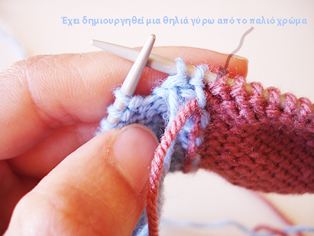 Πολύχρωμες τεχνικές πλεξίματος Intarsia Πολύχρωμες τεχνικές πλεξίματος Intarsia