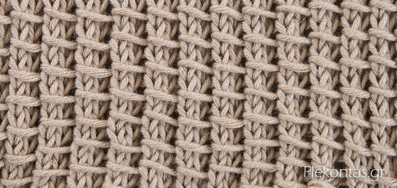 Πλέξη Μπαμπού - Bamboo stitch