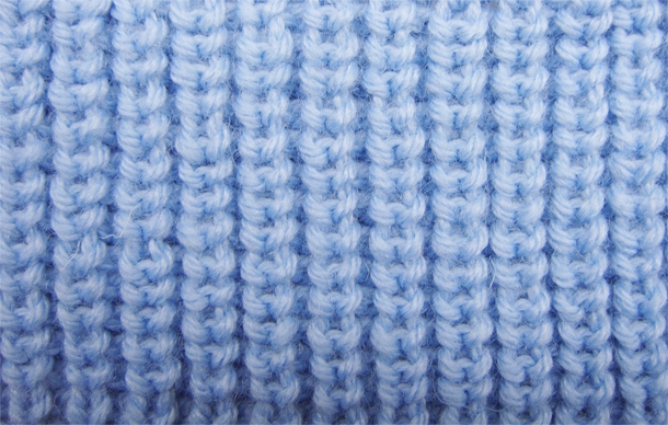 7. Ένα λάστιχο για το κρύο - Half Brioche Stitch Half Brioche Stitch