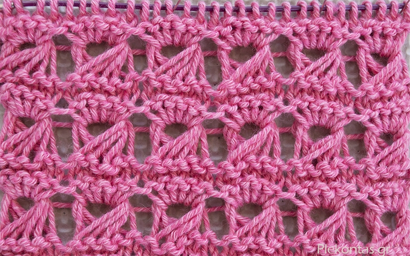 Πλέξη Σκουπόξυλο - Broomstick Lace