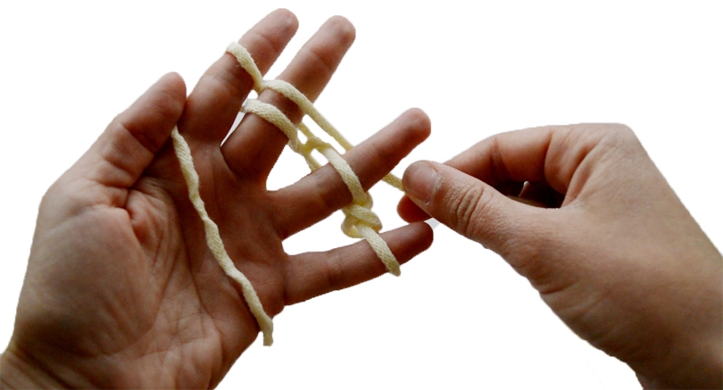 Πλέξιμο με τα δάχτυλα