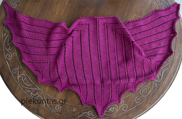 Πλεκτό Τριγωνικό Σάλι shawl