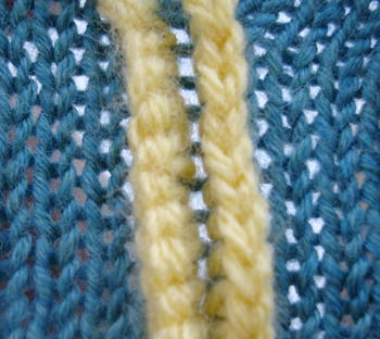 Steeking - Κόψιμο πλεκτού croset-6