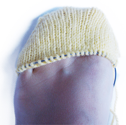 πλέξιμο - Αύξηση δακτύλων (Toe increase) 2