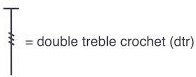 double treble crochet